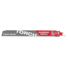 Load image into Gallery viewer, Milwaukee 48-00-5202 9" 8TPI The TORCH™ Carbide Teeth SAWZALL® Blade 1PK