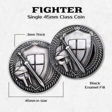 Load image into Gallery viewer, Fighter - Single 45mm Class Coins