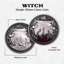 Load image into Gallery viewer, Witch - Single 45mm Class Coins
