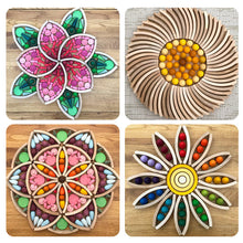 Load image into Gallery viewer, **Pre-order (Ships in 2-3 Weeks)**28 Pcs Mini Curved Natural Wooden Building Blocks with Storage Tray