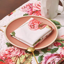 Load image into Gallery viewer, DaDa Bedding Set of 4-Pieces Romantic Roses Pink Floral Dining Table Napkins 18&quot; x 18&quot; (879)