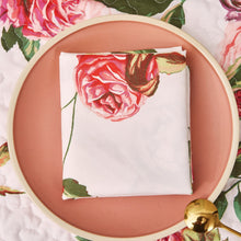 Load image into Gallery viewer, DaDa Bedding Set of 4-Pieces Romantic Roses Pink Floral Dining Table Napkins 18&quot; x 18&quot; (879)