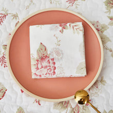 Load image into Gallery viewer, DaDa Bedding Set of 4-Pieces Hint of Mint Floral Cotton Dining Table Napkins 18&quot; x 18&quot; (3036)