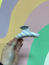 Load image into Gallery viewer, Lilac Stripe Hair Claw