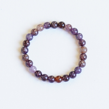 Load image into Gallery viewer, Color Therapy White &amp; Coffee Agate Crystal Bracelet