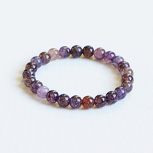 Load image into Gallery viewer, Color Therapy White &amp; Coffee Agate Crystal Bracelet