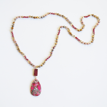 Load image into Gallery viewer, Red Imperial Jasper Passion &amp; Protection Necklace