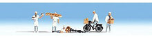 Load image into Gallery viewer, Noch 15053 HO Scale Bakers w/Accessories -- pkg(5)