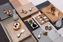 Load image into Gallery viewer, Concerto Glass Top Cheese Cutting Board &amp; Tools Set