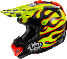 Load image into Gallery viewer, ARAI HELMETS, ARAI Helmets VX-Pro4 Flame Yellow Helmet - XS with Advanced Safety and Comfort Features