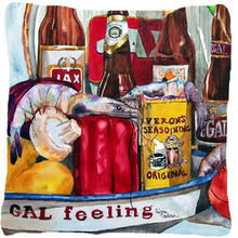 Load image into Gallery viewer, Veron's and New Orleans Beers Decorative   Canvas Fabric Pillow