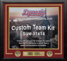 Load image into Gallery viewer, San Francisco 49ers Custom NFL Football 11x14 Picture Frame Kit (Multiple Colors)