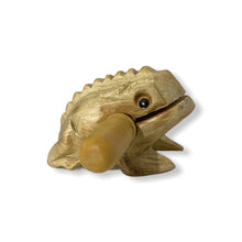 Load image into Gallery viewer, Natural wooden frog
