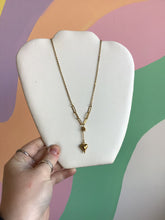 Load image into Gallery viewer, Layered Paperclip Drop Chain Titanium Necklace