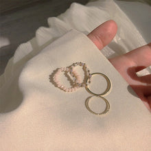Load image into Gallery viewer, Korean Style Minimalism Crystal Ring Set