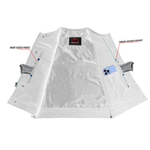 Load image into Gallery viewer, Men's Black Leather Motorcycle Vest with Upgraded Style