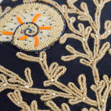 Load image into Gallery viewer, Coral Pillow Cover, Silk Nautical Oceanic Sea Pillow Case