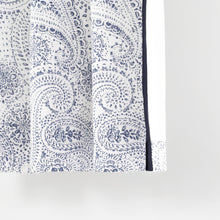 Load image into Gallery viewer, Blue White Paisley Curtains