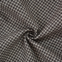 Load image into Gallery viewer, Brown Houndstooth Wool Curtain