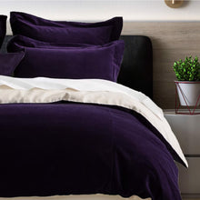 Load image into Gallery viewer, Cotton Velvet Duvet Cover Set