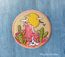 Load image into Gallery viewer, Desert Landscape Embroidered Patch
