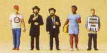 Load image into Gallery viewer, Preiser 79164 N Scale Pedestrians -- American City People