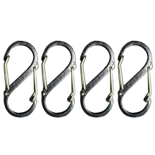 Load image into Gallery viewer, GL12-008 Carabiner Keychain with 4 carabiner clips and bottle opener function corrections police work