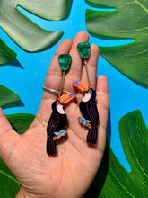 Load image into Gallery viewer, Toucans Acrylic Earrings