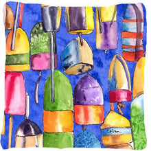 Load image into Gallery viewer, Lobster Bouys Decorative   Canvas Fabric Pillow 8723