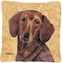 Load image into Gallery viewer, Dachshund Decorative   Canvas Fabric Pillow