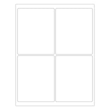 Load image into Gallery viewer, Rectangle Laser Labels - 4" x 5": 100/Pack, 25 Sheets