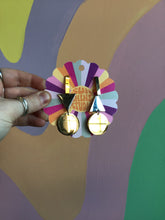 Load image into Gallery viewer, Bold Geometric Titanium Earrings