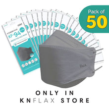 Load image into Gallery viewer, [50PCS] KN Flax KF94 Gray Mask Made in Korea | FDA Regd.