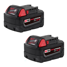 Load image into Gallery viewer, Milwaukee 48-11-1852 M18™ REDLITHIUM™ XC 5.0Ah Extended Capacity Battery Pack (2 Piece)