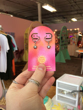 Load image into Gallery viewer, Stainless Steel Tiny Puffy Star Hoops