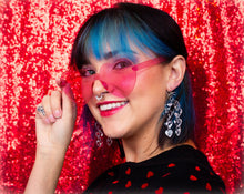 Load image into Gallery viewer, Together Forever-Heart Earrings