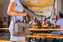 Load image into Gallery viewer, Beer Caddy Cooler Tote with Opener