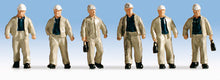 Load image into Gallery viewer, Noch 15042 HO Scale Miners -- pkg(6)
