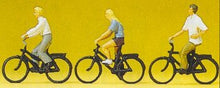 Load image into Gallery viewer, Preiser 10336 HO Scale Sports &amp; Recreation -- Cyclists pkg(3)