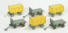 Load image into Gallery viewer, Preiser 17112 HO Scale Postal Carts pkg(6)