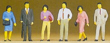 Load image into Gallery viewer, Preiser 10119 HO Scale Pedestrians -- Standing Japanese Pedestrians pkg(6)