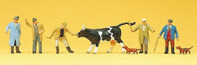 Load image into Gallery viewer, Preiser 10048 HO Scale People Working -- Cattle Traders pkg(5)