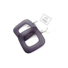 Load image into Gallery viewer, Deco Square Donut Drop Earrings