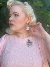 Load image into Gallery viewer, Bloomin' Luna Witch Statement Earrings by Johanna Parker x Lipstick &amp; Chrome