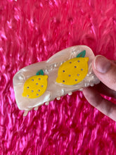 Load image into Gallery viewer, Sparkly Fruit Hair Claw