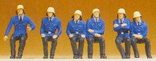 Load image into Gallery viewer, Preiser 14207 HO Scale Firemen -- Seated