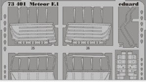 Eduard 73401 1/72 Aircraft- Meteor F1 for DML (Painted Self Adhesive)