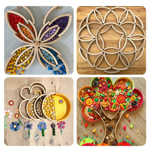 Load image into Gallery viewer, **Pre-order (Ships in 2-3 Weeks)**28 Pcs Mini Curved Natural Wooden Building Blocks with Storage Tray