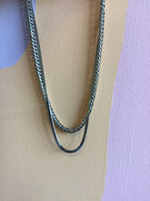 Load image into Gallery viewer, Double Chain Titanium Necklace