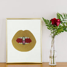 Load image into Gallery viewer, Chill Pill Beaded Pop-Art Wall Decor
